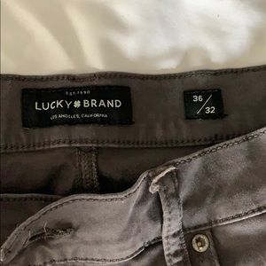 Men’s lucky brand grey pants